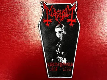 MAYHEM…  Embroidered Patch  (black metal)    Norway   4241