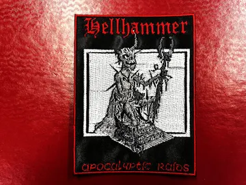 HELLHAMMER…  Embroidered Patch  (epic black)    Switzerland   4244