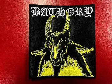 BATHORY…  Embroidered Patch  (epic black)    Sweden    4251