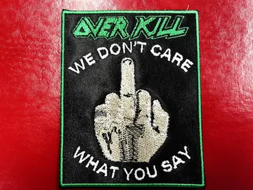 OVERKILL…  Embroidered Patch  (thrash metal)    U.S.A   4252