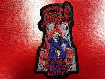 DEATH…  Embroidered Patch  (death metal)    U.S.A   4254