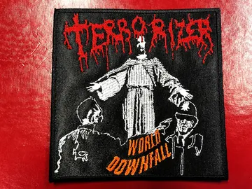 TERRORIZER…  Embroidered Patch  (death grind)    U.S.A   4255