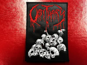 OBITUARY…  Embroidered Patch  (death metal)    U.S.A   4256