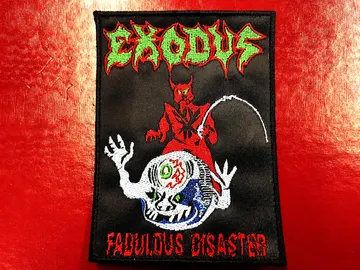 EXODUS…  Embroidered Patch  (thrash metal)    U.S.A   4259