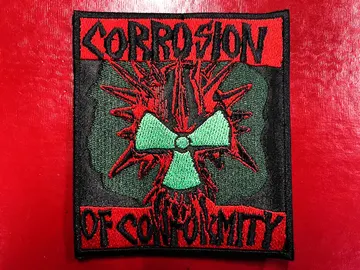 CORROSION OF CONFORMITY…  Embroidered Patch  (crossover)    U.S.A   4261