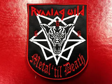 RUNNING WILD…  Embroidered Patch  (heavy metal)    Germany   4265