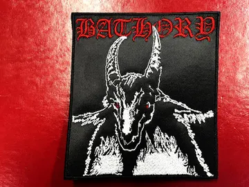 BATHORY…  Embroidered Patch  (epic black)    Sweden    4267