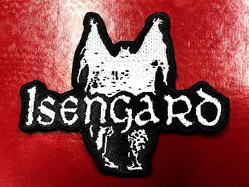 ISENGARD…  Embroidered Patch  (black metal)    Norway   4268