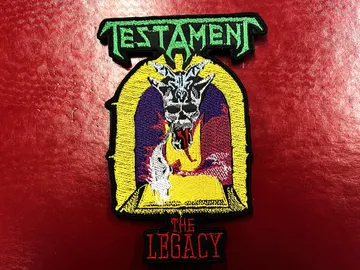 TESTAMENT…  Embroidered Patch  (thrash metal)    U.S.A   4276