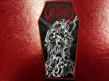 OBITUARY…  Embroidered Patch  (death metal)    U.S.A   4280