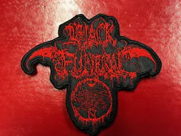 BLACK FUNERAL…  Embroidered Patch  (black metal)    U.S.A   4308