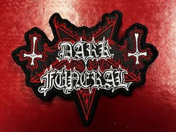 DARK FUNERAL…  Embroidered Patch  (black metal)     Sweden   4318