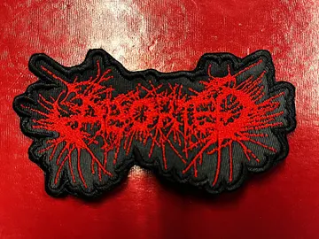 ABORTED…  Embroidered Patch  (death metal)    Belgium   4323