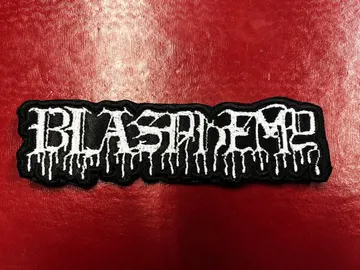 BLASPHEMY…  Embroidered Patch  (war metal)    Canada   4328