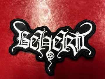 BEHERIT…  Embroidered Patch  (black metal)    Finland   4333