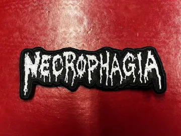 NECROPHAGIA…  Embroidered Patch  (death metal)    U.S.A   4354