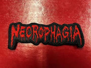 NECROPHAGIA…  Embroidered Patch  (death metal)    U.S.A   4362