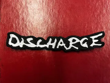 DISCHARGE…  Embroidered Patch  (hardcore punk)    U.K   4372
