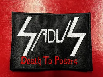 SADUS…  Embroidered Patch  (thrash metal)    U.S.A   4386