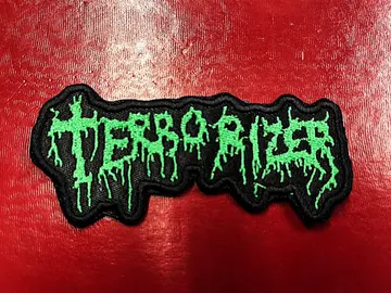 TERRORIZER…  Embroidered Patch  (death grind)    U.S.A   4390