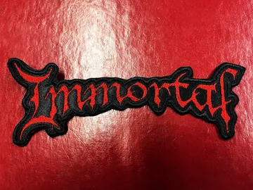 IMMORTAL…  Embroidered Patch  (black metal)    Norway   4392
