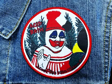 ACID BATH…  Woven Patch  (sludge metal)  U.S.A   4053
