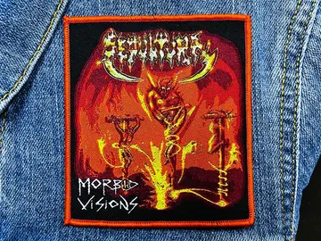SEPULTURA…  Woven Patch  (death thrash)    Brazil   (594)