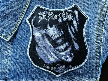 OLD MAN’S CHILD…  Woven Patch  (black metal)   Norway    (4174)