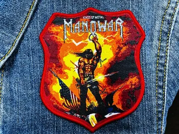 MANOWAR…  Woven Patch  (heavy metal)   U.S.A   (4058)
