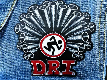 D.R.I…  Woven Patch  (crossover)  U.S.A  (2397)