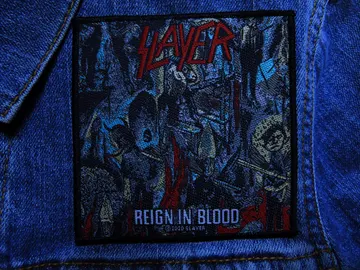 SLAYER…  Official Woven Patch  (thrash metal)    U.S.A   (644)