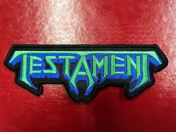 TESTAMENT…  Embroidered Patch  (thrash metal)    U.S.A  4405