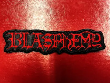 BLASPHEMY…  Embroidered Patch  (war metal)    Canada   4408