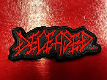 DECEASED…  Embroidered Patch  (death thrash)    U.S.A   4409