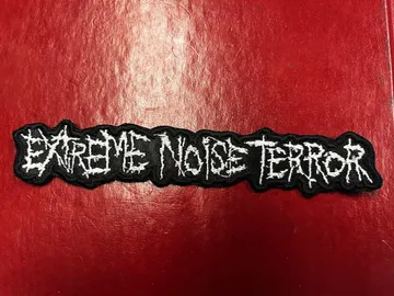 EXTREME NOISE TERROR…  Embroidered Patch  (grindcore)    U.K   4418