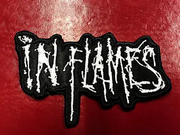 IN FLAMES…  Embroidered Patch  (death melodic)    Sweden  4421