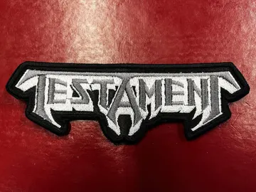 TESTAMENT…  Embroidered Patch  (thrash metal)    U.S.A  4423