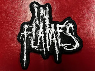 IN FLAMES…  Embroidered Patch  (death melodic)    Sweden  4431