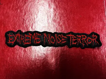 EXTREME NOISE TERROR…  Embroidered Patch  (grindcore)    U.K   4433
