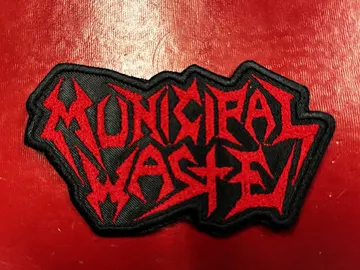 MUNICIPAL WASTED…  Embroidered Patch  (crossover)    U.S.A  4442