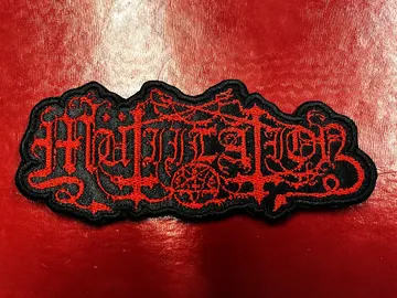 MUTIILATION…  Embroidered Patch  (black metal)    France   4444
