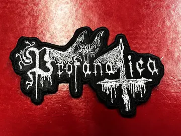PROFANATICA…  Embroidered Patch  (black metal)    U.S.A   4446