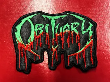 OBITUARY…  Embroidered Patch  (death metal)    U.S.A   4455