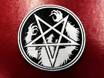 THE TRUE WEREWOLF…  Embroidered Patch  (black metal)    Finland   4456