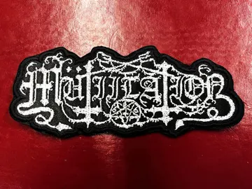 MUTIILATION…  Embroidered Patch  (black metal)    France   4464