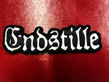ENDSTILLE…  Embroidered Patch  (black metal)    Germany   4468