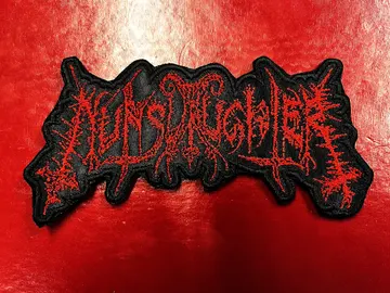NUNSLAUGHTER…  Embroidered Patch  (black thrash)    U.S.A   4472