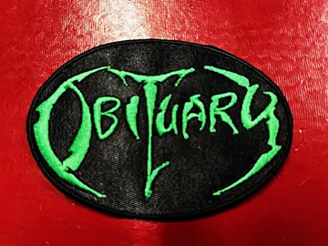 OBITUARY…  Embroidered Patch  (death metal)    U.S.A   4475