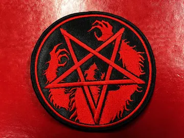 THE TRUE WEREWOLF…  Embroidered Patch  (black metal)    Finland   4476