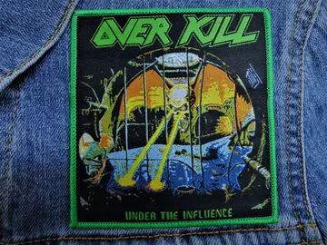 OVERKILL…  Woven Patch (thrash metal)    U.S.A   (2190)